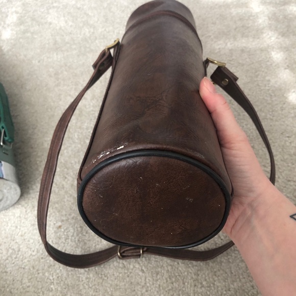 Vintage Aladdin Stanley Thermos A-944DH Green Quart With Leather Carrying Case - Picture 12 of 16